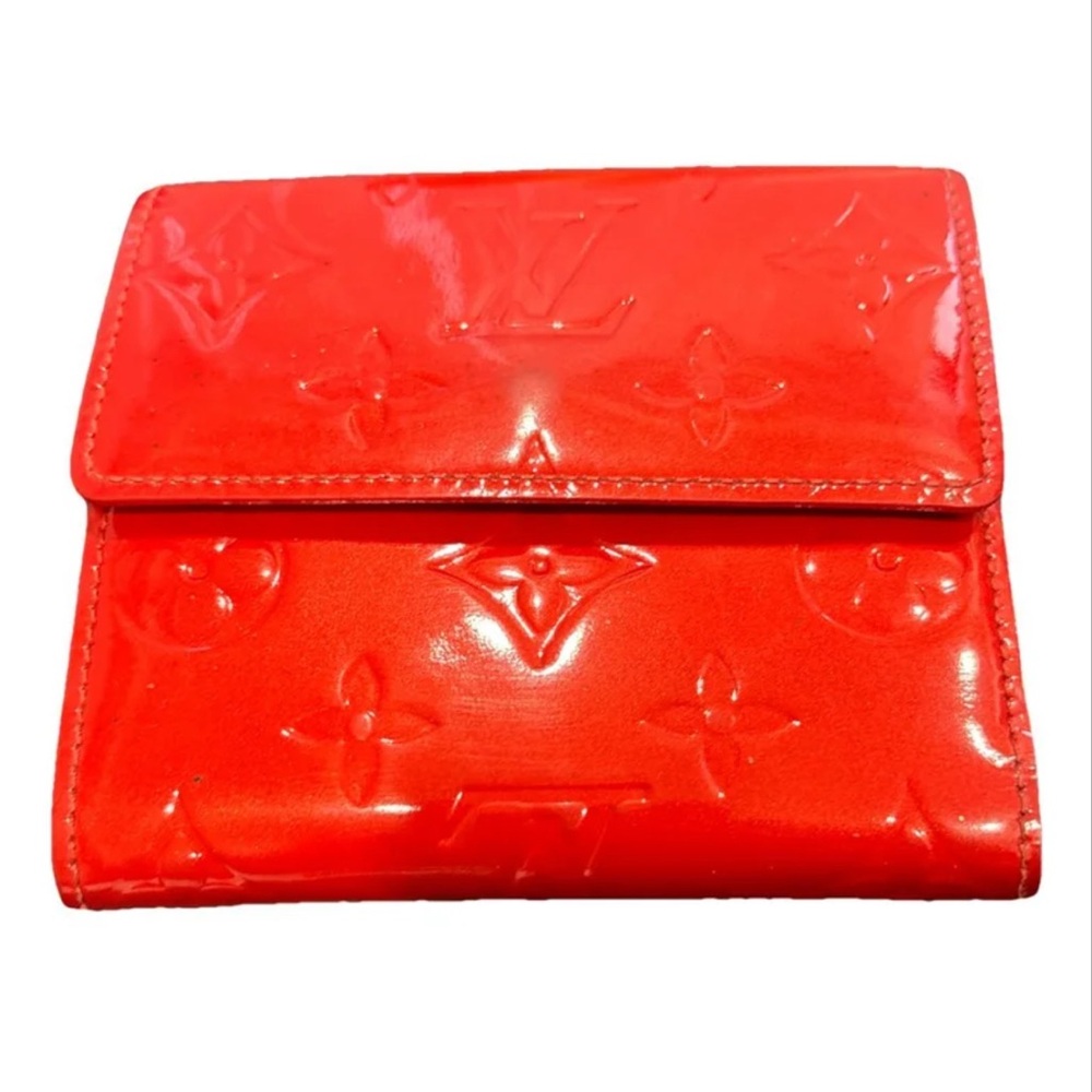Louis Vuitton Bright Red Patent Wallet